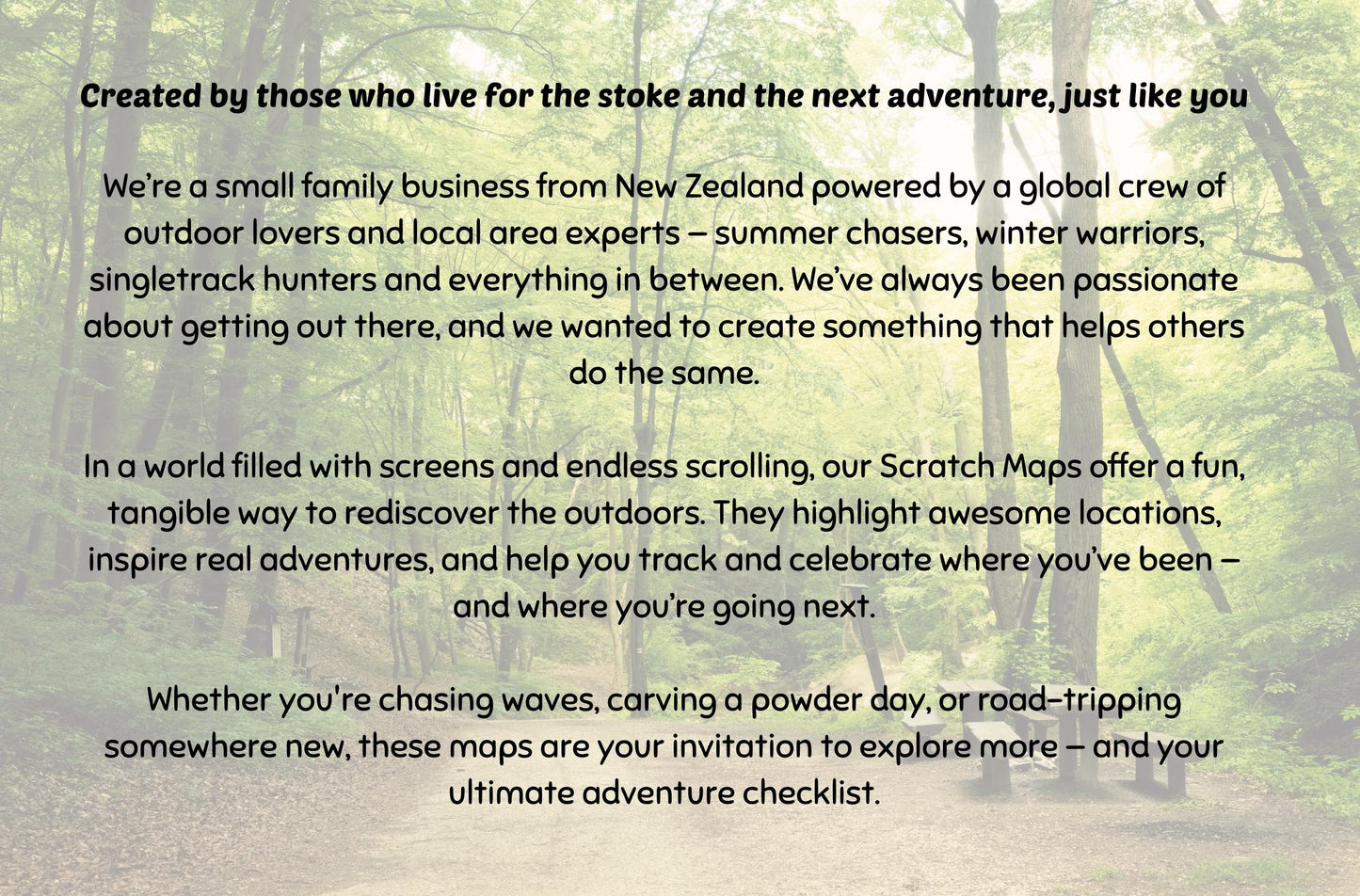 The NZ Surf Quest - Scratch Map