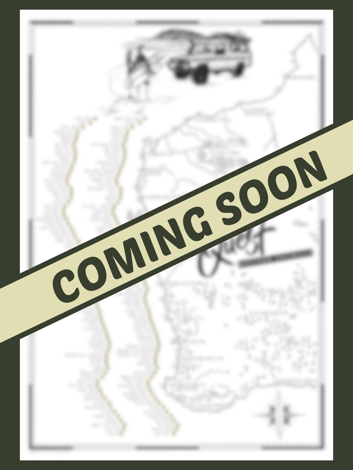 The Western Australia Surf Quest - Scratch Map