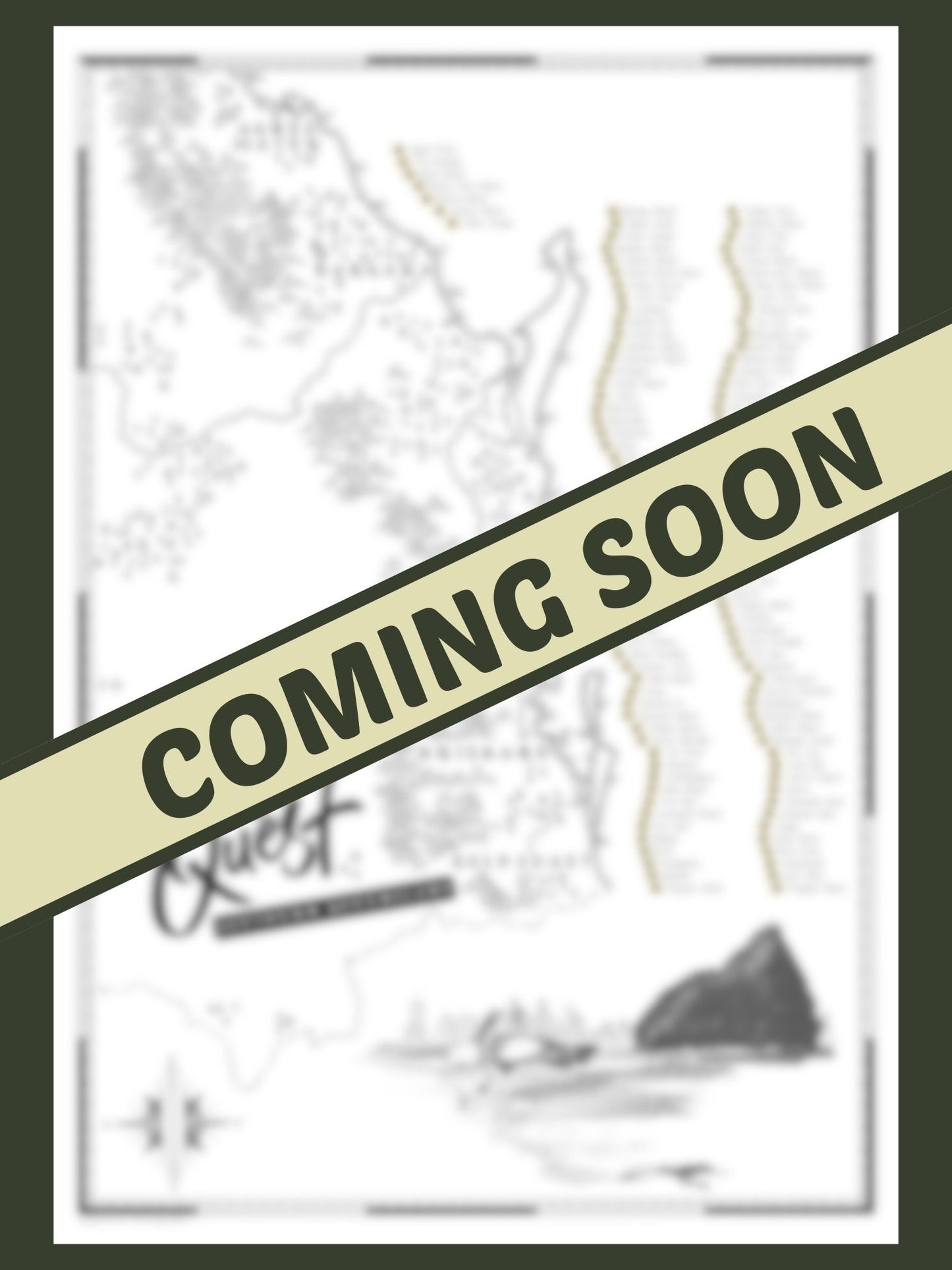 The Queensland Surf Quest - Scratch Map