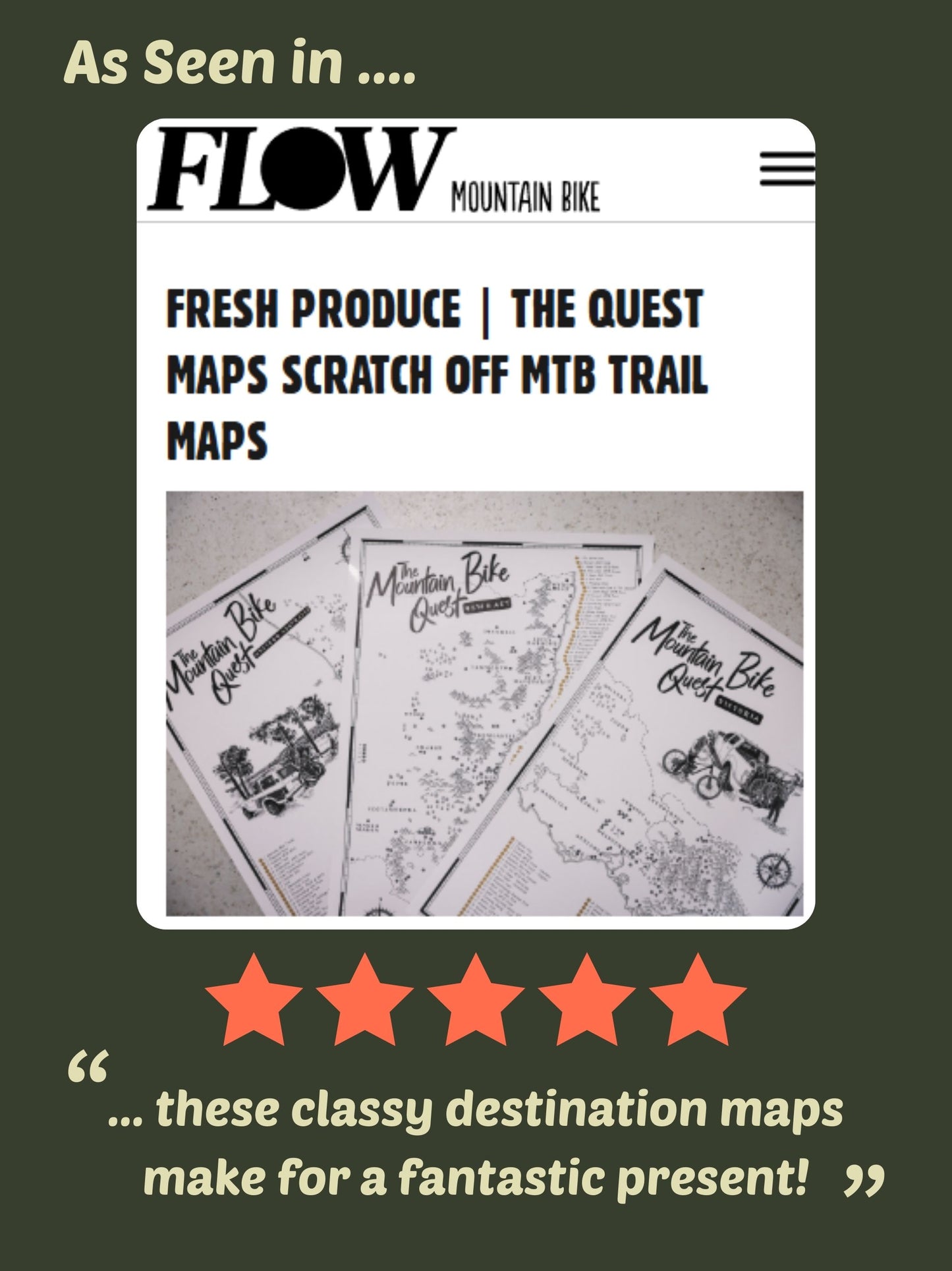 The Victoria Mountain Bike Quest - Scratch Map