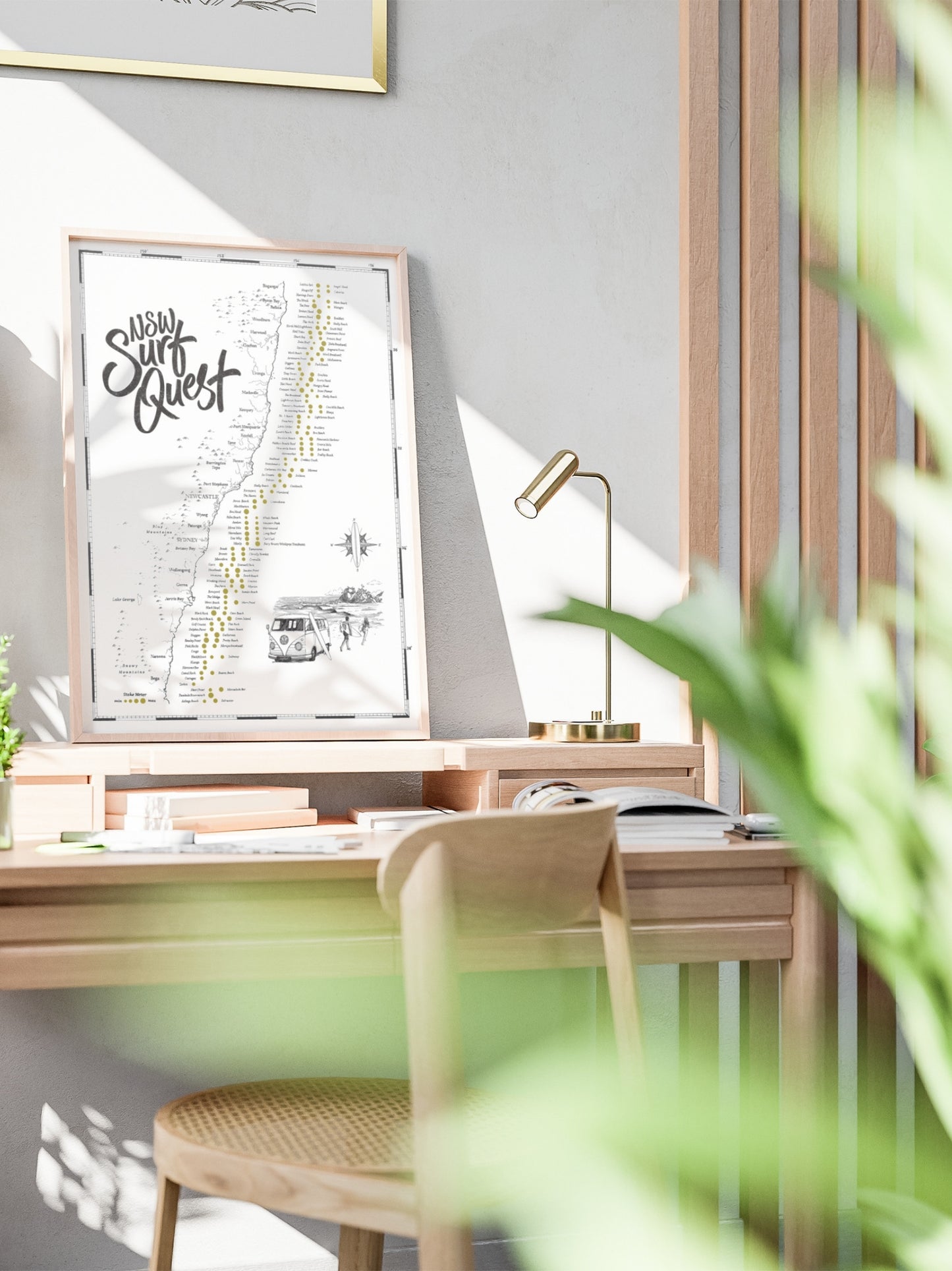 The New South Wales Surf Quest - Scratch Map
