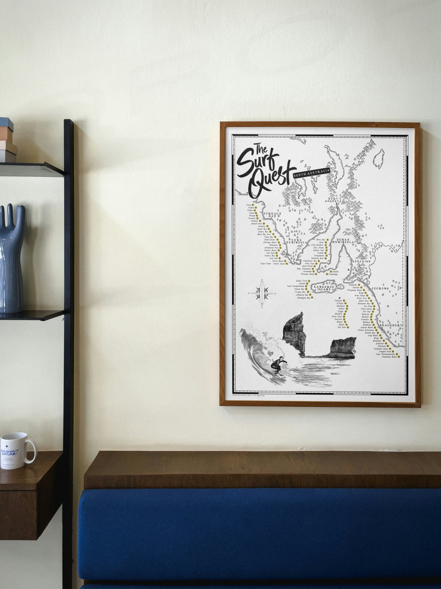 The South Australia Surf Quest - Scratch Map