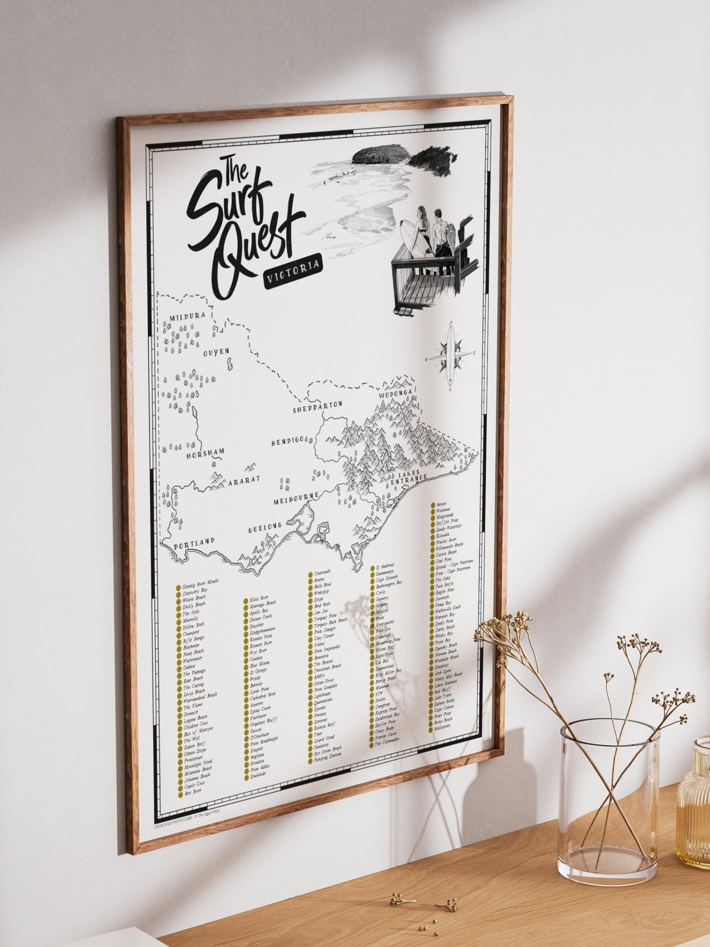 The Victoria Surf Quest - Scratch Map