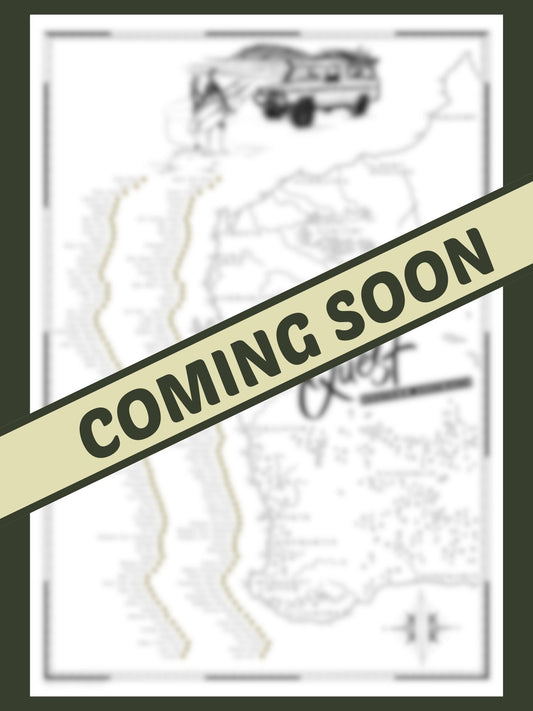 The Western Australia Surf Quest - Scratch Map