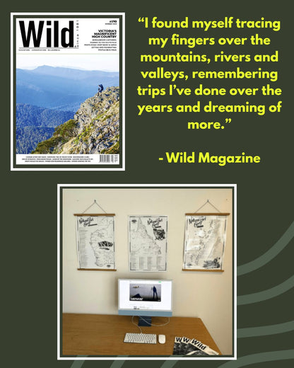 The Victoria National Parks Quest - Scratch Map