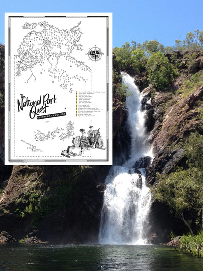The Northern Territory National Parks Quest - Scratch Map