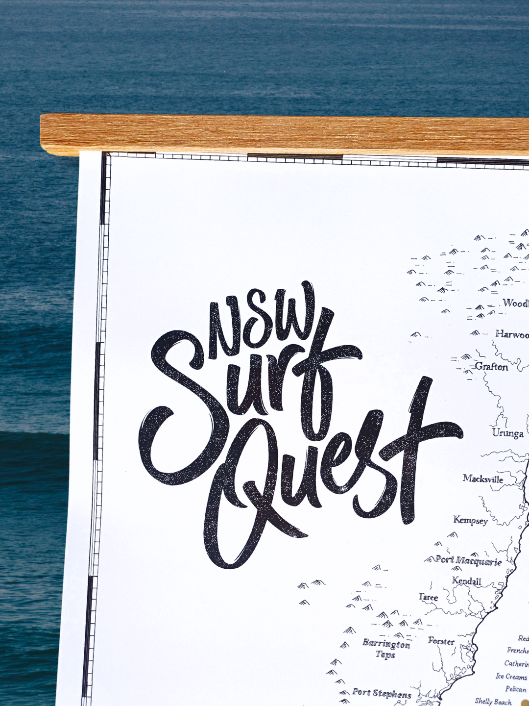 NSW Surf Quest Scratch Map