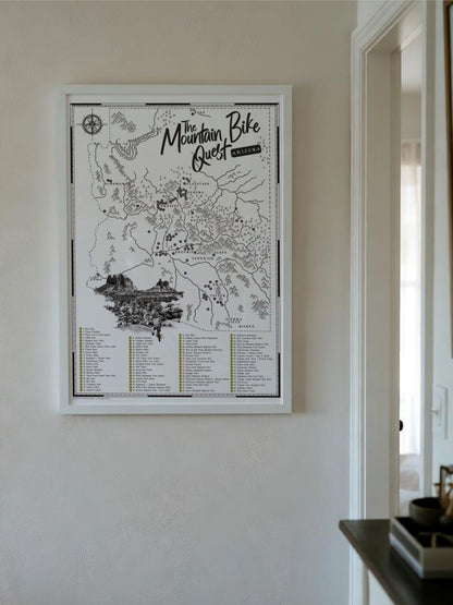 The Arizona Mountain Bike Quest - Scratch Map