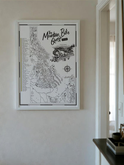 The Idaho Mountain Bike Quest - Scratch Map