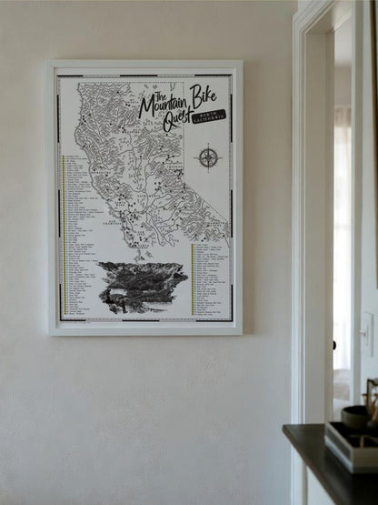 The California (North) Mountain Bike Quest - Scratch Map