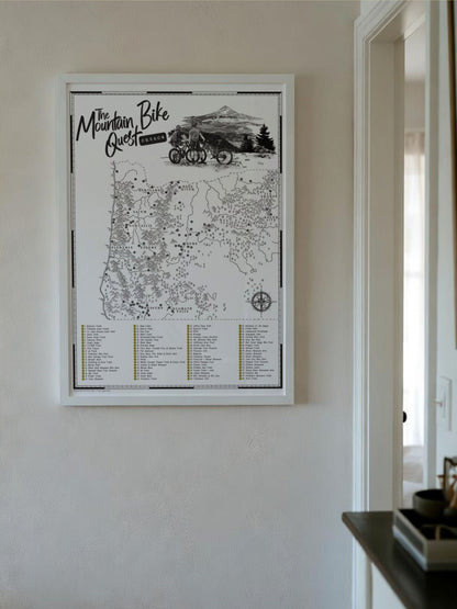 The Oregon Mountain Bike Quest - Scratch Map