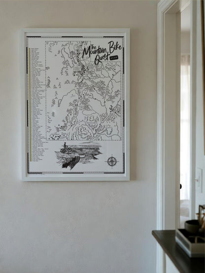 The Utah Mountain Bike Quest - Scratch Map