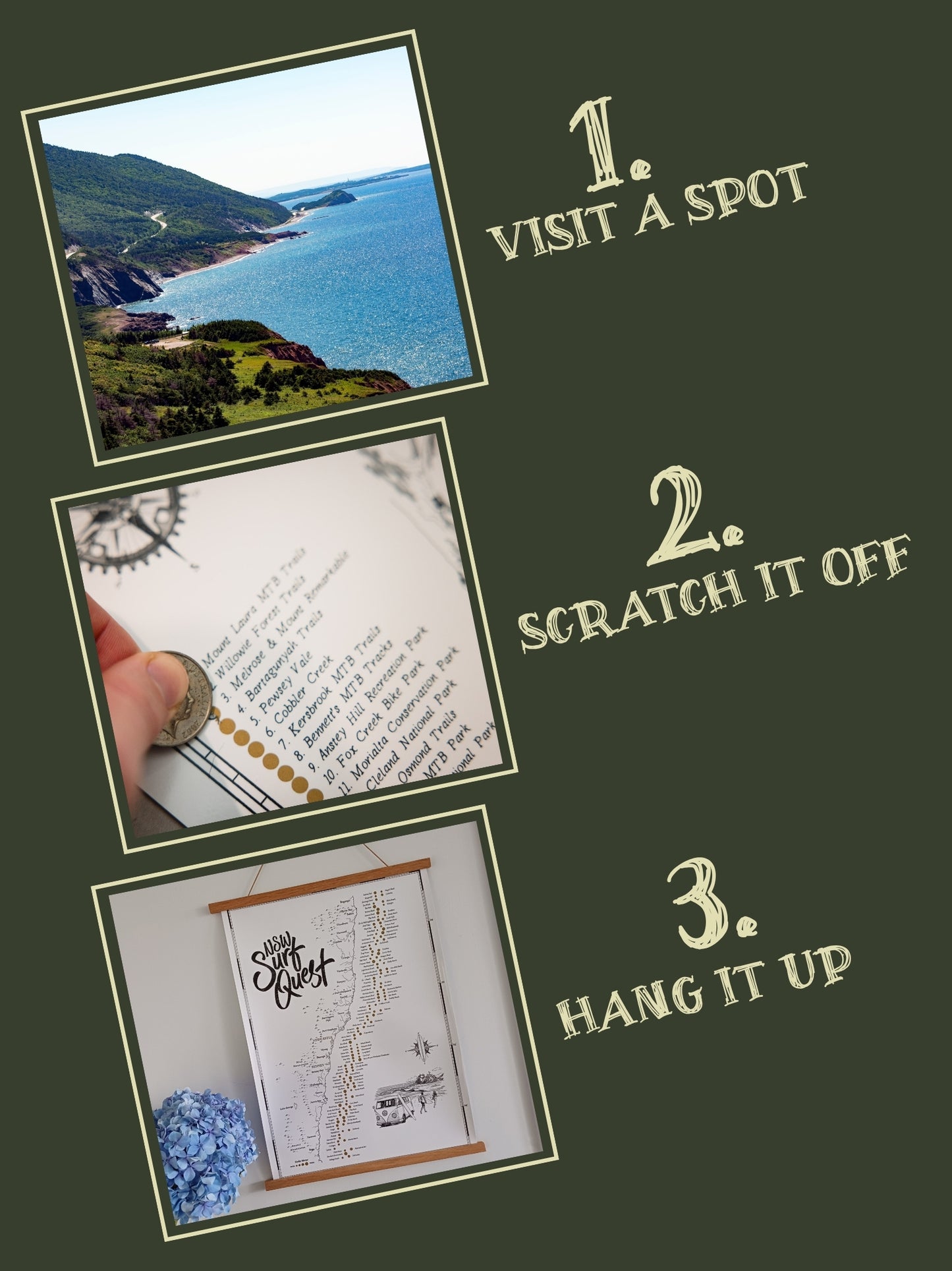 The Vietnam National Parks Quest - Scratch Map