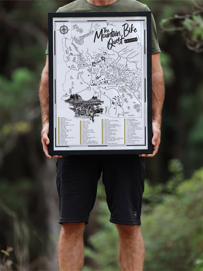 The Arizona Mountain Bike Quest - Scratch Map