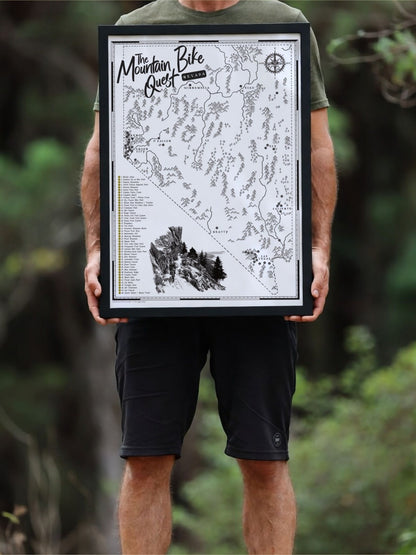 The Nevada Mountain Bike Quest - Scratch Map