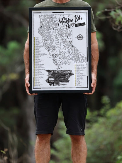 The California (North) Mountain Bike Quest - Scratch Map
