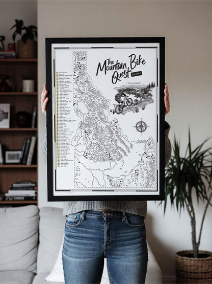 The Idaho Mountain Bike Quest - Scratch Map