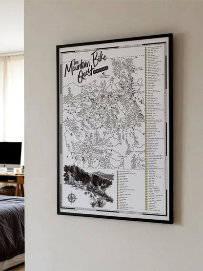 The Colorado Mountain Bike Quest - Scratch Map