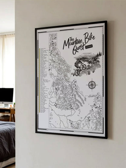 The Idaho Mountain Bike Quest - Scratch Map
