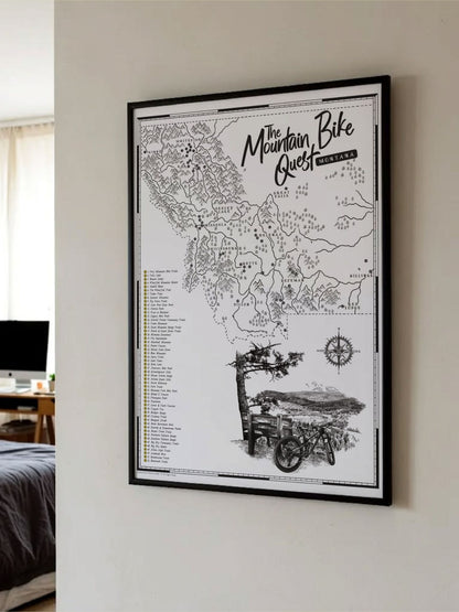 The Montana Mountain Bike Quest - Scratch Map