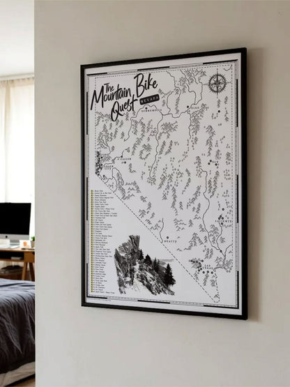 The Nevada Mountain Bike Quest - Scratch Map