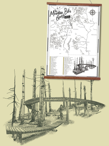 The New Mexico Mountain Bike Quest - Scratch Map