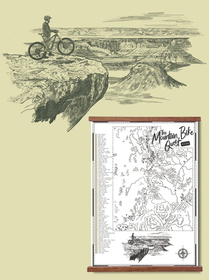 The Utah Mountain Bike Quest - Scratch Map