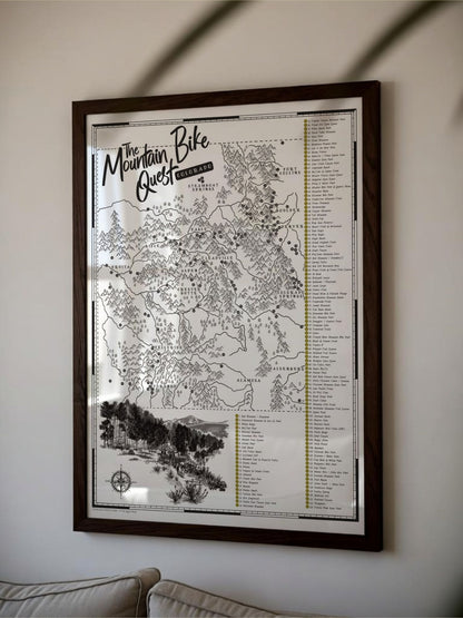 The Colorado Mountain Bike Quest - Scratch Map