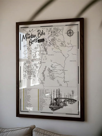 The New Mexico Mountain Bike Quest - Scratch Map
