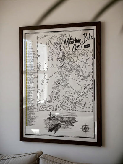 The Utah Mountain Bike Quest - Scratch Map