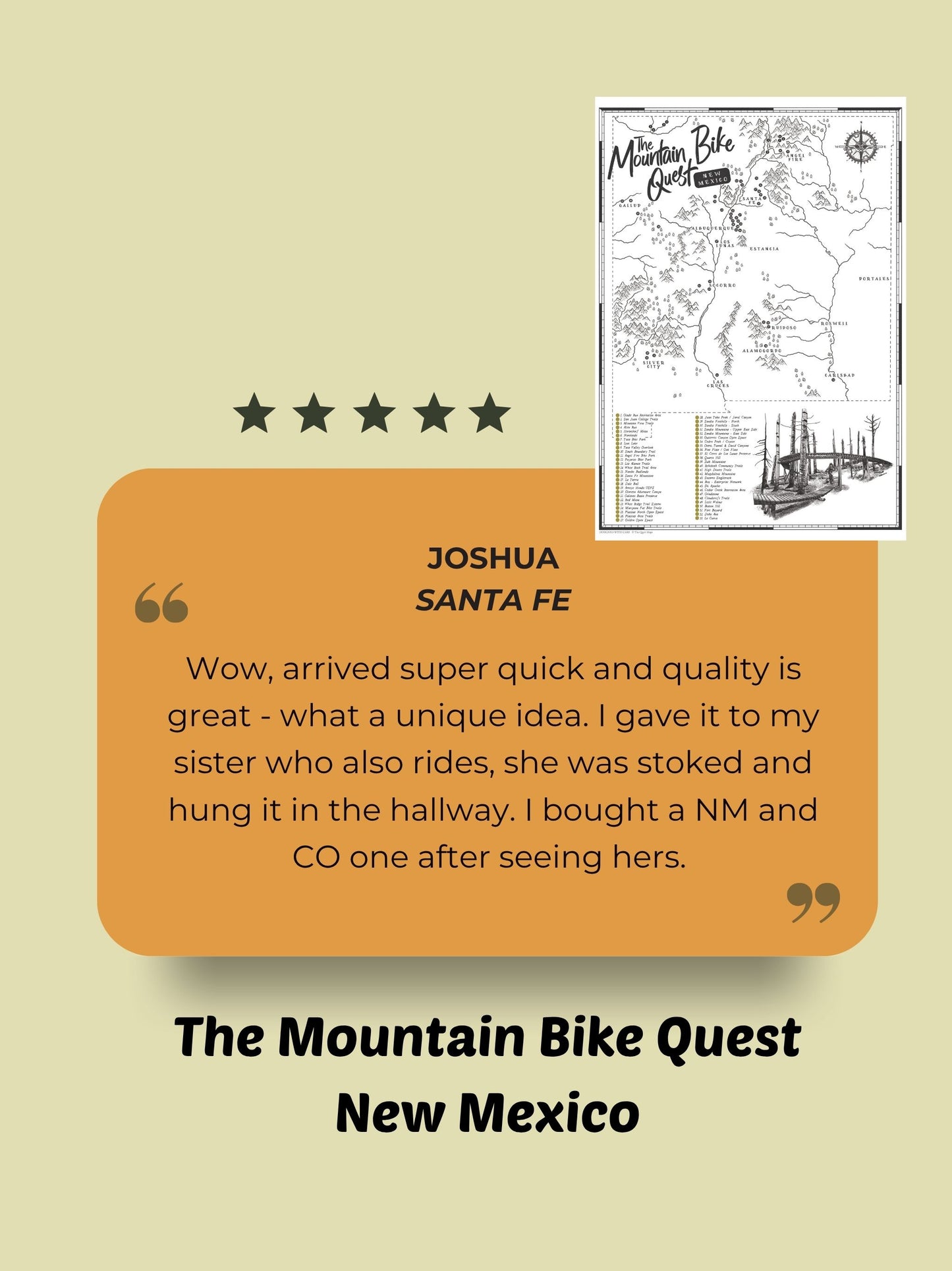 The New Mexico Mountain Bike Quest - Scratch Map