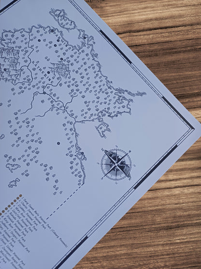 The Northern Territory National Parks Quest - Scratch Map