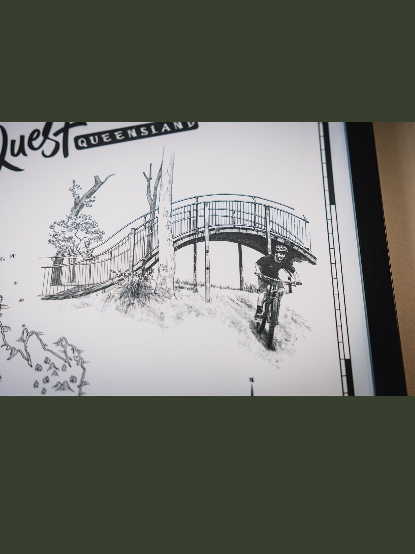 The Queensland Mountain Bike Quest - Scratch Map