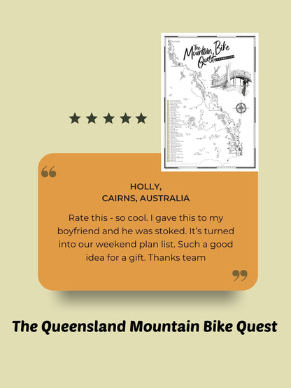 The Queensland Mountain Bike Quest - Scratch Map