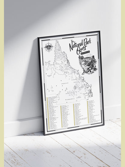 The Queensland National Parks Quest - Scratch Map