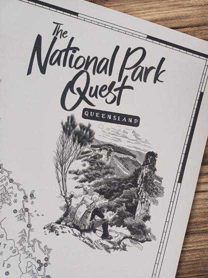 The Queensland National Parks Quest - Scratch Map