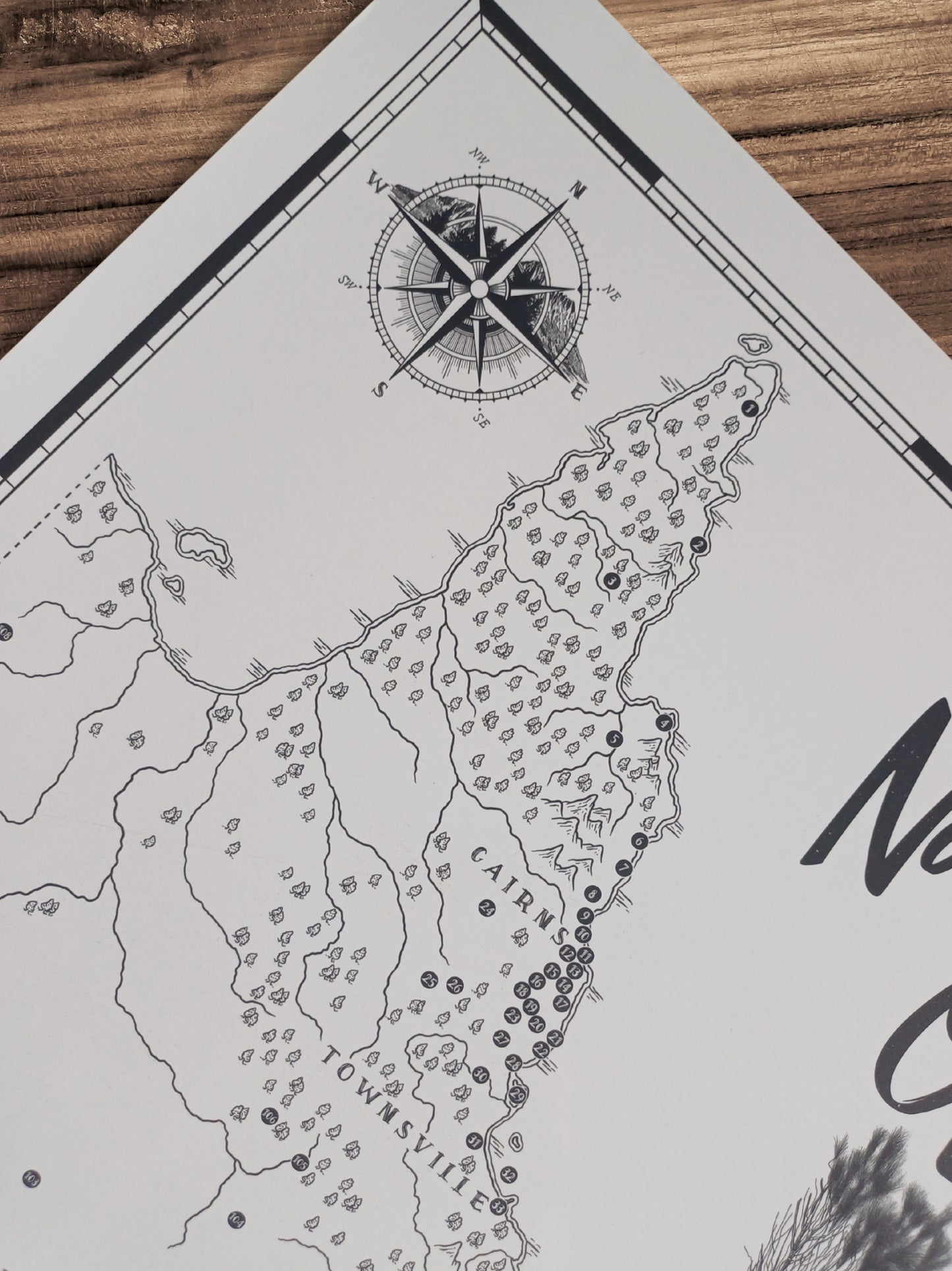 The Queensland National Parks Quest - Scratch Map