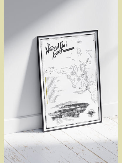 The South Australia National Parks Quest - Scratch Map