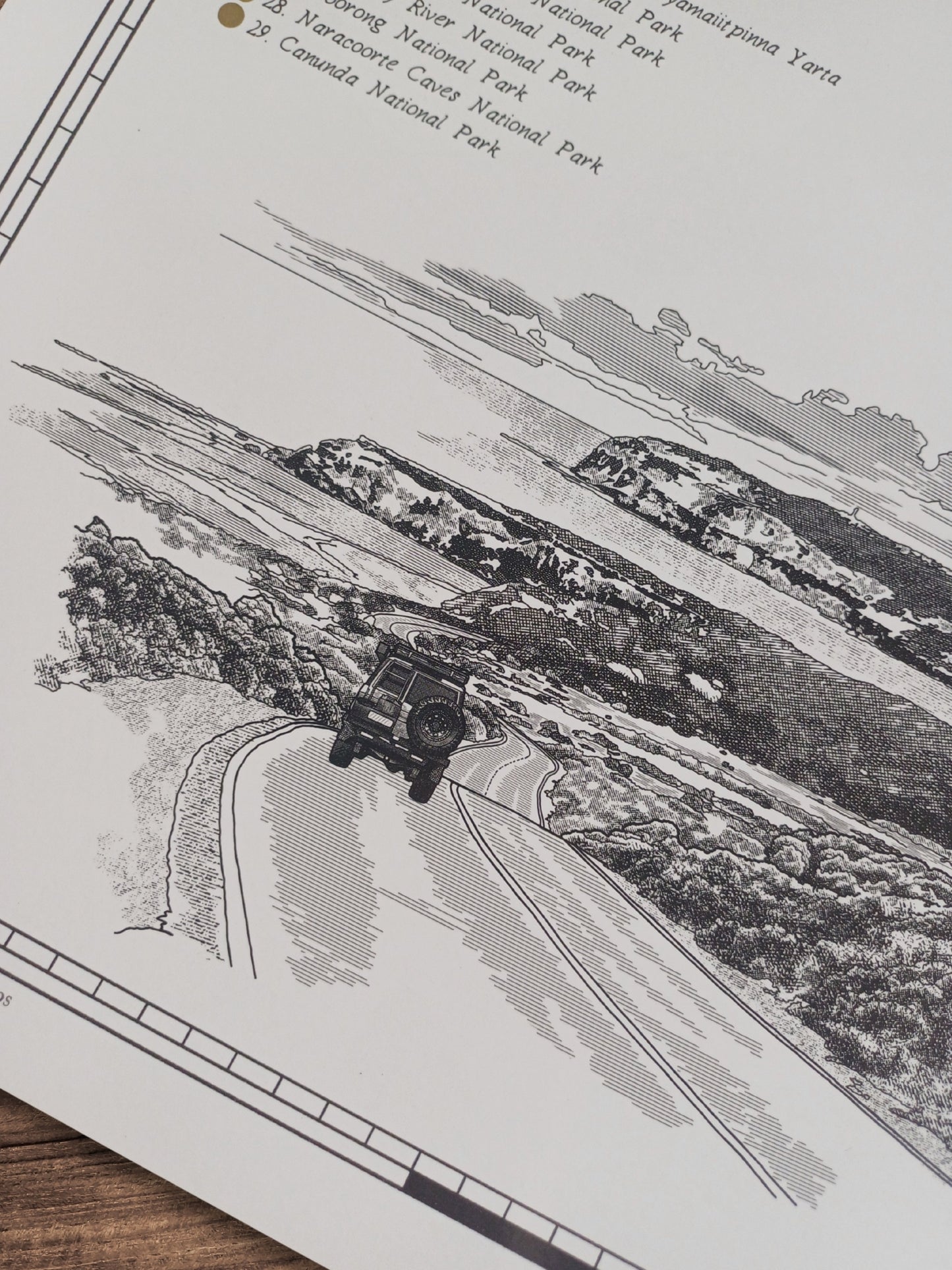 The South Australia National Parks Quest - Scratch Map