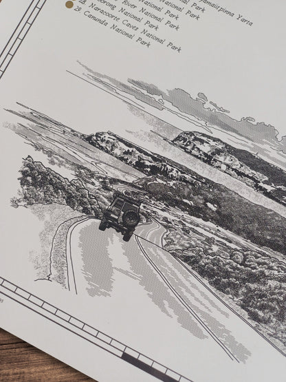 The South Australia National Parks Quest - Scratch Map