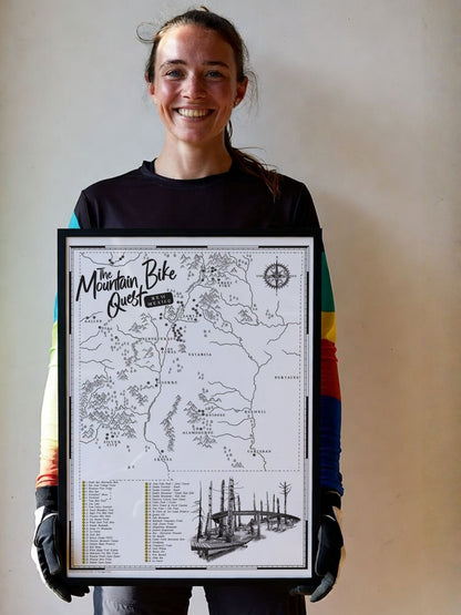 The New Mexico Mountain Bike Quest - Scratch Map