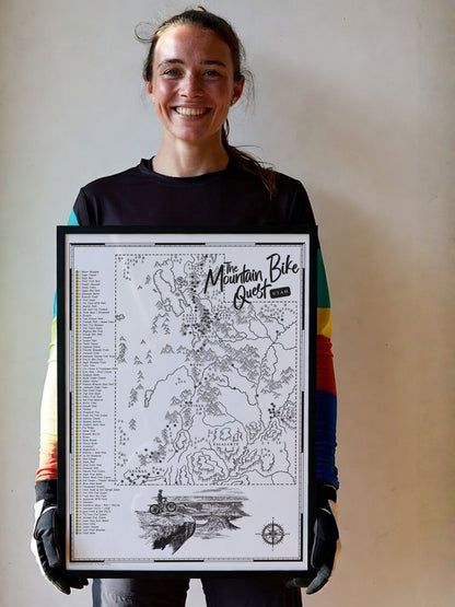 The Utah Mountain Bike Quest - Scratch Map