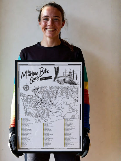 The Washington Mountain Bike Quest - Scratch Map