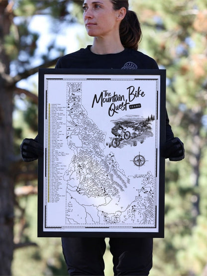 The Idaho Mountain Bike Quest - Scratch Map