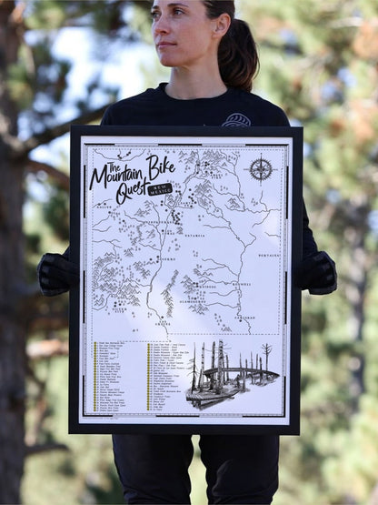 The New Mexico Mountain Bike Quest - Scratch Map