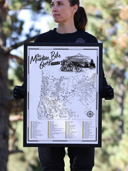 The Oregon Mountain Bike Quest - Scratch Map