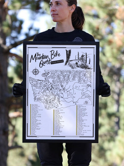 The Washington Mountain Bike Quest - Scratch Map