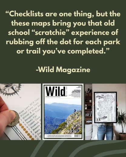 The New Mexico Mountain Bike Quest - Scratch Map