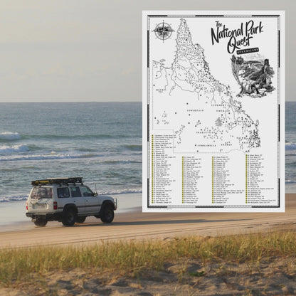 The Queensland National Parks Quest - Scratch Map