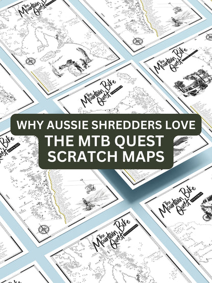 The Victoria Mountain Bike Quest - Scratch Map